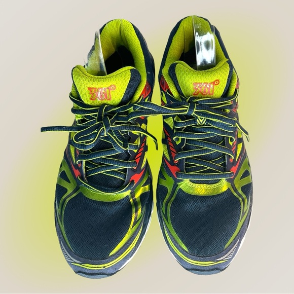 361 Degree Women's Voltar-W Running Shoe Midnight/Limeade Size 7 US Qu!kfoam - Picture 11 of 13